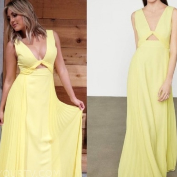 BCBG Yellow Dress (Size 4) Never Worn - Picture 3 of 3